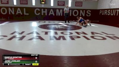 141 lbs Semifinal - Marcus McIntyre, UW - La Crosse vs James Lovelady, Upper Iowa