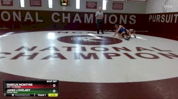 141 lbs Semifinal - Marcus McIntyre, UW - La Crosse vs James Lovelady, Upper Iowa