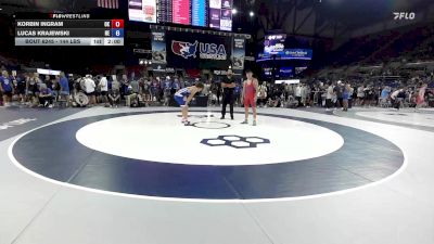 144 lbs Cons. Sub-rd Of 64 - Korbin Ingram, OK vs Lucas Krajewski, NE