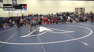 160 lbs Champ. Round 2 - Vida Boskovic, Southern Oregon University vs Annette Beltran, Unattached