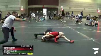 78 lbs Cons. Round 1 - Corbin Lorek, Bulldog Premier vs Dakota Harmon, Demolition