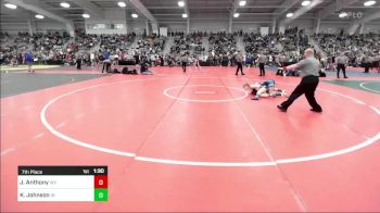 120 lbs 7th Place - Justice Anthony, WV vs Kyla Johnson, IN