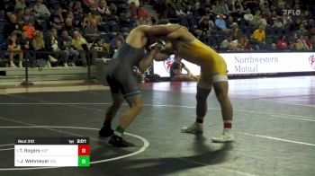 197 lbs 5th Place - Trey Rogers, Hofstra vs Jack Wehmeyer, Columbia