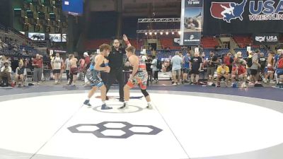 157 lbs Champ. Rd Of 16 - Wyatt Medlin, Illinois vs Cohen Long, Indiana