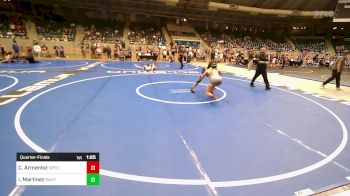 138 lbs Quarterfinal - Calissta Armentor, Sperry Wrestling Club vs Ilyana Martinez, Marticrew