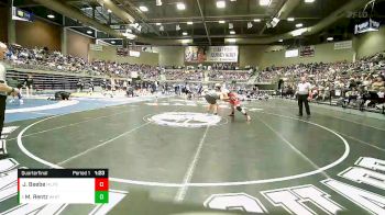 1A 285 lbs Quarterfinal - Malakai Rentz, Whitehorse vs Justen Beebe, Milford