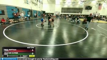 133-134 lbs Round 3 - Drayvin Clymer, Gering vs Paul Gottula, Laramie