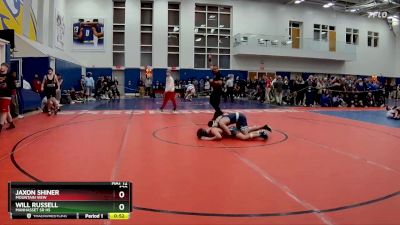 120 lbs Cons. Round 2 - Jaxon Shiner, Mountain View vs Will Russell, Manhasset Sr HS