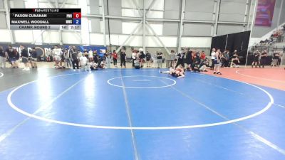 150 lbs Champ. Round 2 - Paxon Cunanan, Prometheus Wrestling Club vs Maxwell Woodall, Marysville Wrestling Club