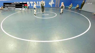 105 lbs Round 1 - Isabella Patino, Grantsville vs Eva Zimmerman, Sanderson Wrestling Academy