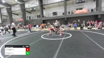 109 lbs Semifinal - Emily Finley, Big Cat Wrestling vs Alexis Cruz, Hotshots Wrestling
