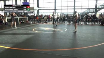 152 lbs Quarterfinal - Blaze Mather, Delaware County Wrestling Club vs Hayden Wiltfang, Benton Community Wrestling Clu