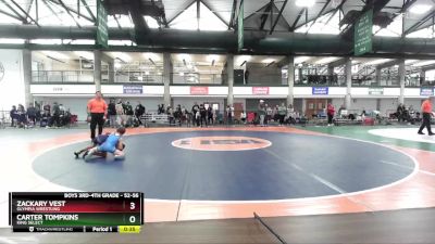 52-56 lbs Quarterfinal - Carter Tompkins, King Select vs Zackary Vest, Olympia Wrestling