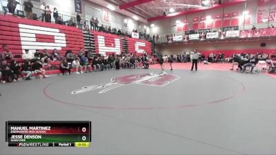 132 lbs Cons. Round 5 - Manuel Martinez, Eisenhower High School vs Jesse Denson, Sunnyside