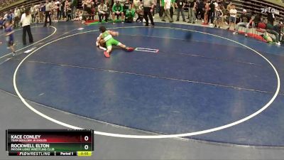 92 lbs Cons. Round 3 - Rockwell Elton, Payson Lions Wrestling Club vs Kace Conley, Team Boulder Jr Eagles