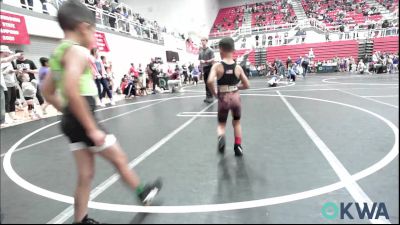 52 lbs Round Of 32 - Avelino Juarez, Clinton Youth Wrestling vs Adan Reza, Watonga Youth Wrestling