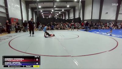 74 lbs Semifinal - Andrew O`Donnell, Mat Demon Wrestling Club vs Kaikoa Apostol, Hawaii Wrestling Academy