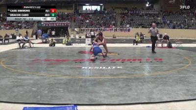 113 lbs Cons. Semi - Case Simmons, Paducah Tilghman vs Deacon Cano, Great Crossing