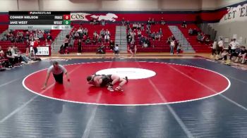157 lbs Round 1 (3 Team) - Conner Nielson, Princeton vs Jake West, Wylie East