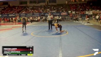 D 3 144 lbs Cons. Semi - Wesley Kirkpatrick, Church Point vs Preston Curtis, John Curtis Christian