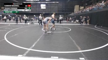174 lbs Cons. Round 2 - Teagan Foreman, Dakota Wesleyan (S.D.) vs Cameron Braswell, Central Oklahoma