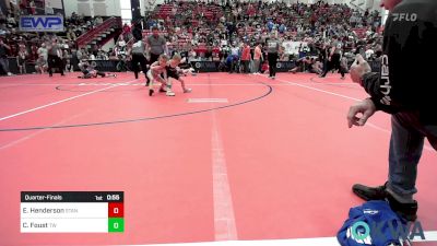 49 lbs Quarterfinal - Everlee Henderson, Standfast OKC vs Cash Foust, Tuttle Wrestling