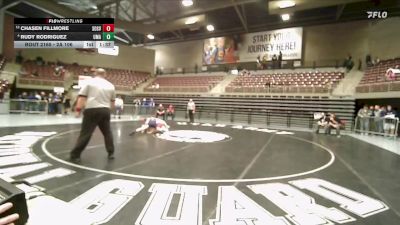 2A 106 lbs Cons. Round 1 - Chasen Fillmore, South Sevier vs Rudy Rodriguez, Utah Military Academy