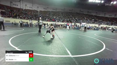 49 lbs Round Of 16 - Walker Gibbons, Skiatook Youth Wrestling 2022-23 vs Moxyn Wade, Lions Wrestling Academy