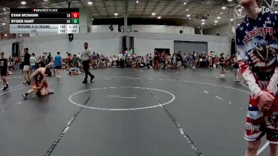 92 lbs Round 3 (4 Team) - Ryder Hart, Kardiac Kidz vs Evan Mcmann, Smitty`s Barn