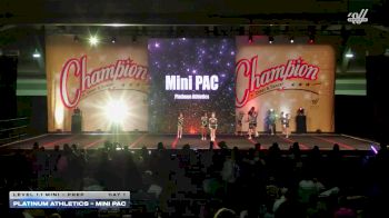 Platinum Athletics - Mini PAC [2025 L1.1 Mini - PREP Day 1] 2025 Champion Cheer and Dance Grand Nationals