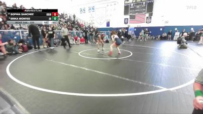 120 lbs Cons. Round 4 - Sophia Sanchez, Redondo Union vs Erika Montes, Aliso Niguel