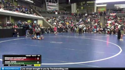 50 lbs Round 2 - Hank Davis, Powerhouse Wrestling Club vs Brigham Schweitzer, Broken Bow Wrestling Club