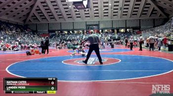 5A-132 lbs Cons. Round 3 - Landen Moss, Ola vs Nathan Cates, Woodland, Cartersville