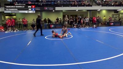 100 lbs Quarters - Marcarlo Mannello, GPS Wrestling vs Eli Sandoval, Gold Rush Wrestling