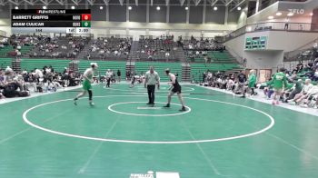 144 lbs Round 1 (16 Team) - Barrett Griffis, North Forsyth vs Adam Culican, Buford HS