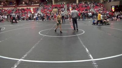 72 lbs Cons. Round 2 - Ben Wirtz, Carroll Wrestling Club vs Brodie Hill, Pomona Elite