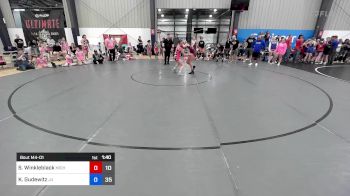 54 kg Rr Rnd 1 - Savannah Winkleblack, Michigan Rev Blue vs Kylie Gudewitz, Jersey United Pink