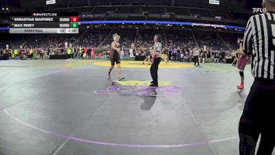 D4-175 lbs Semifinal - Sebastian Martinez, Riverview Gabriel Richard vs Max Riney, Riverview Gabriel Richard