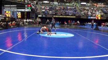 157 lbs Cons. Round 1 - Thomas DiResta, JWU (Providence) vs Londen Murphy, Ohio Northern