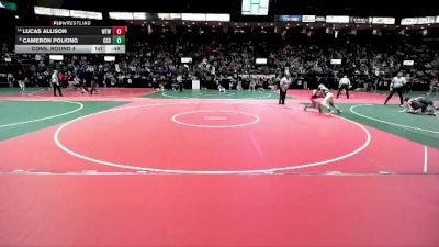 110 lbs Cons. Round 4 - Cameron Polking, GGBA vs Lucas Allison, WTW3