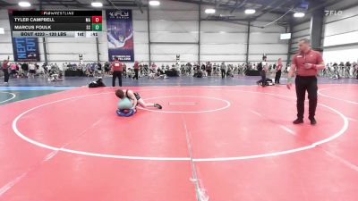 120 lbs Consi Of 64 #2 - Tyler Campbell, MA vs Marcus Foulk, SC