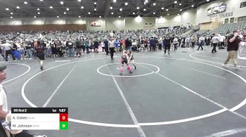 53 lbs Rr Rnd 2 - Alley Oakes, Gladiator Wrestling vs Madelyn Johnson, Greenwave Youth WC