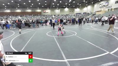 53 lbs Rr Rnd 2 - Alley Oakes, Gladiator Wrestling vs Madelyn Johnson, Greenwave Youth WC