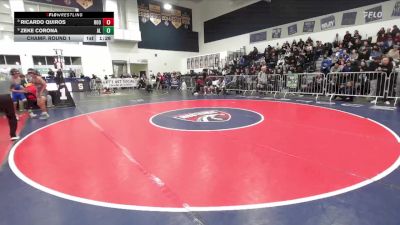 106 lbs Champ. Round 1 - Zeke Corona, Alta Loma vs Ricardo Quiros, Eleanor Roosevelt