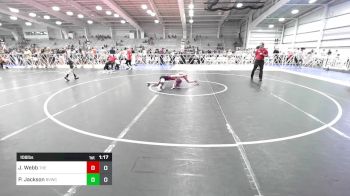 106 lbs Rr Rnd 1 - Jackson Webb, The Asylum Red vs Parker Jackson, Buffalo Valley Wrestling Club White