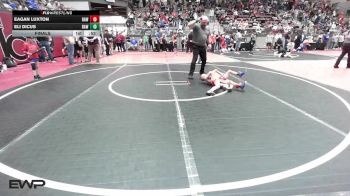 49 lbs Final - Eagan Luxton, Raw Wrestling Club vs Eli Dicus, Raw Wrestling Club