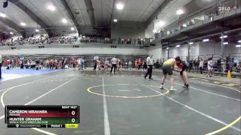 190 lbs Semifinal - Cameron Hirahara, Missouri vs Hunter Graham, Sedalia Youth Wrestling Club