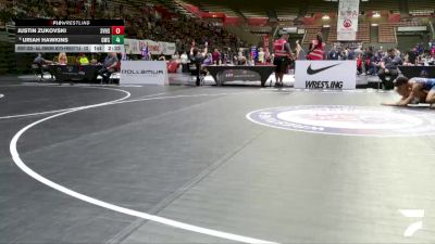 Cons. Round 3 - Justin Zukovski, Simi Valley High School Wrestling vs Uriah Hawkins, Granite Wrestling Club