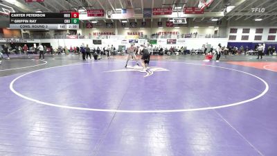 184 lbs Cons. Round 3 - Griffin Ray, Central Methodist vs Carter Peterson, Northwestern (Iowa)