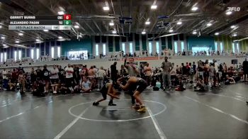 100 lbs 3rd Place Match - Alejandro Padin, Youth Impact Center vs Gerritt Burns, Citrus Wrestling Club